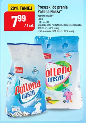 Proszek do prania Pollena Nasza Color promocja w POLOmarket