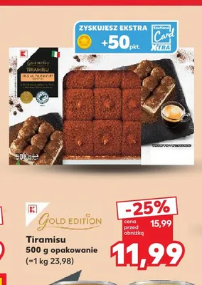 Tiramisu Gold Edition promocja w Kaufland