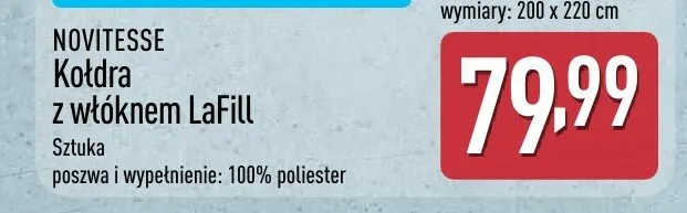 Kołdra promocja w Aldi