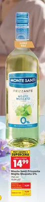 Wino musujące bezalkoholowe Frizzante Mojito Moscato 0% promocja w Biedronka