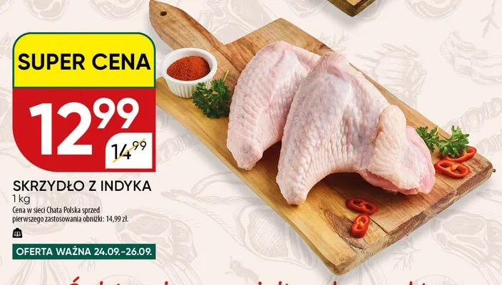 Skrzydło z indyka promocja w Chata Polska