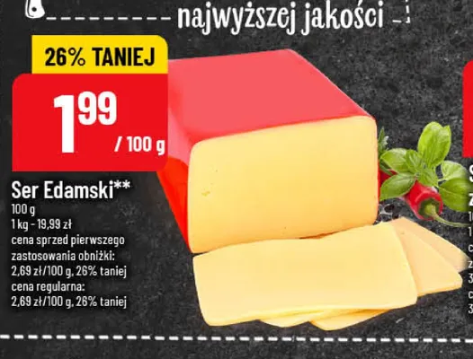 Ser edamski promocja w POLOmarket