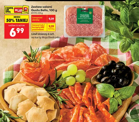 Zestaw salami Gusto Bello promocja w Biedronka