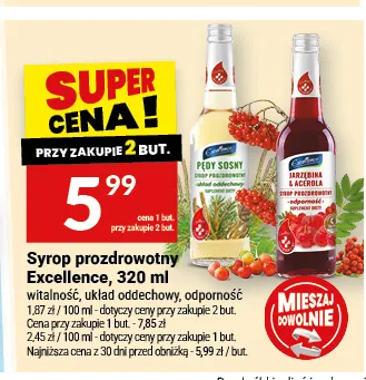 Syrop prozdrowotny odporność Excellence promocja w Twój Market