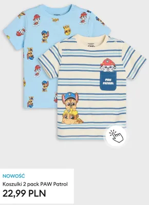 Koszulki 2-pak PAW Patrol promocja w Sinsay