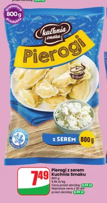 Pierogi z serem Kuchnia Smaku promocja w Dino
