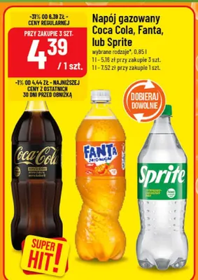 Napój gazowany Sprite promocja w POLOmarket