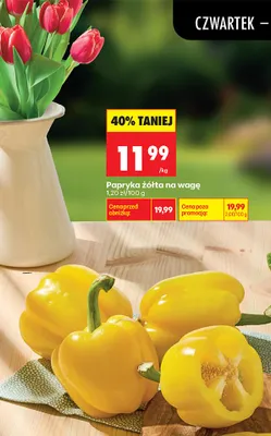 Papryka żółta promocja w Biedronka