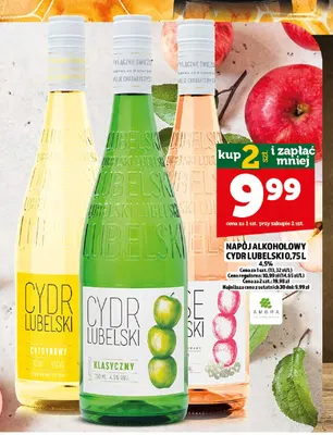 Napój alkoholowy Cydr Lubelski promocja w TOPAZ