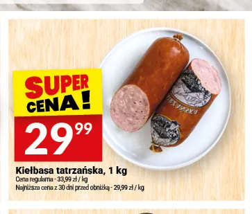 Kiełbasa tatrzańska Białecki promocja w Twój Market