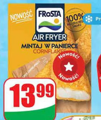 Mintaj w panierce cornflakes promocja w Dino