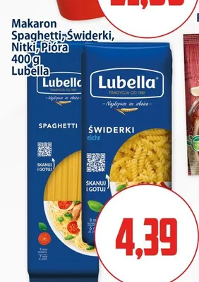 Makaron nitki Lubella promocja w Kupiec