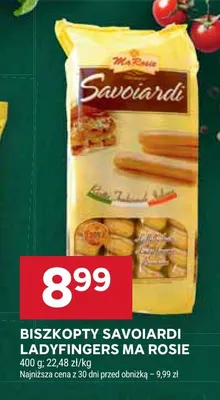 Biszkopty Savoiardi Ladyfingers Ma Rosie promocja w Stokrotka