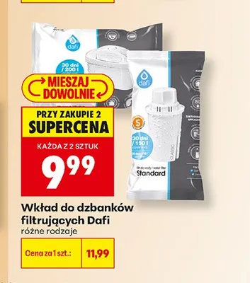 Wkład do dzbanków filtrujących Dafi Unimax promocja w Biedronka