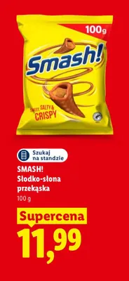 Słodko-słona przekąska Smash! promocja w Lidl
