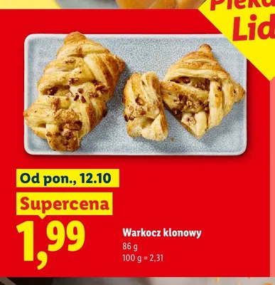 Warkocz klonowy promocja w Lidl