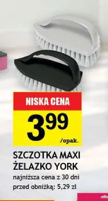 Szczotka Maxi żelazko York promocja w Gram Market
