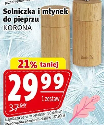 Solniczka i młynek do pieprzu promocja w Prim Market