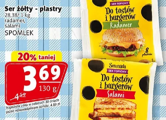 Ser żółty - plastry promocja w Prim Market