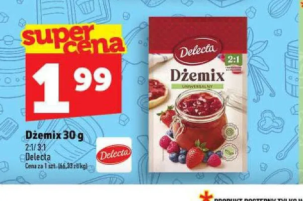 Dżemix Delecta 2:1 promocja w TOPAZ
