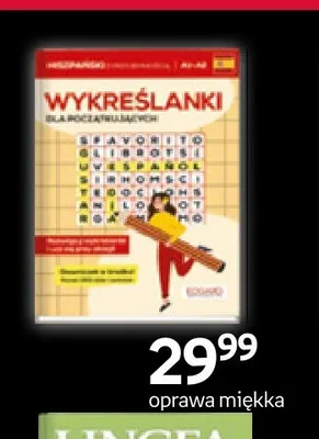Książka Wykreślanki dla początkujących Hiszpański promocja w Empik