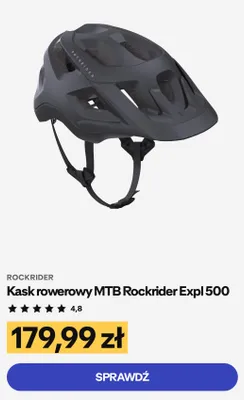 Kask rowerowy MTB Rockrider Expl 500 promocja w Decathlon