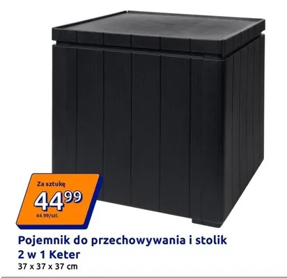 Pojemnik do przechowywania i stolik 2 w 1 promocja w Action