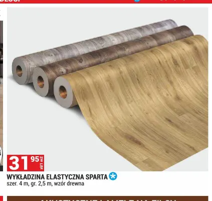 Wykładzina elastyczna Sparta promocja w Merkury Market