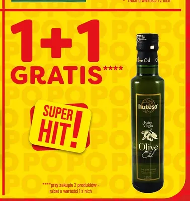 Oliwa z oliwek extra virgin Hutesa promocja w POLOmarket