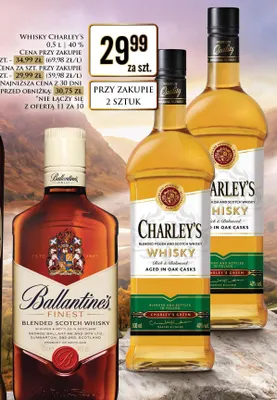 Whisky Charley's promocja w Dino