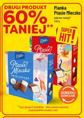 Pianka Ptasie Mleczko śmietankowe E.Wedel E. Wedel promocja w POLOmarket