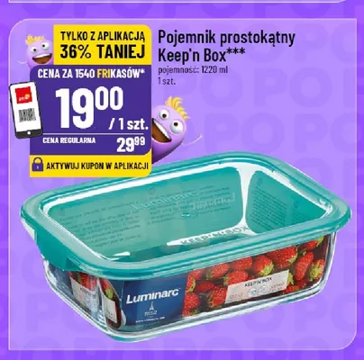 Pojemnik prostokątny Luminarc Keep'n Box 1220 ml promocja w POLOmarket