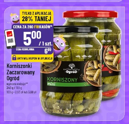 Korniszonki Zaczarowany Ogród promocja w POLOmarket