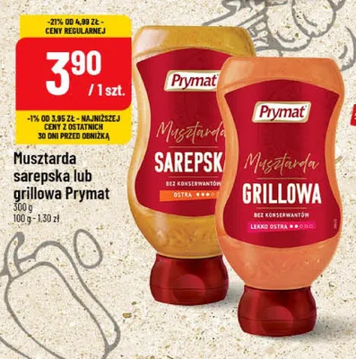 Musztarda Grillowa Prymat promocja w POLOmarket