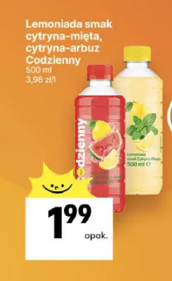 Lemoniada smak cytryna-arbuz Codzienny promocja w Delikatesy Centrum