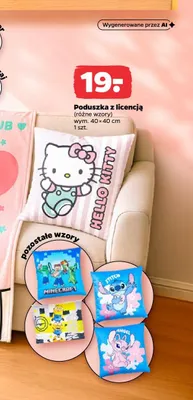 Poduszka z licencją promocja w Netto
