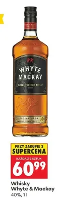 Whisky Whyte & Mackay promocja w Biedronka