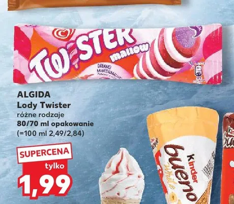 Lody Twister promocja w Kaufland