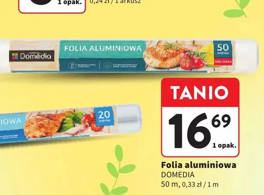 Folia aluminiowa promocja w Intermarche