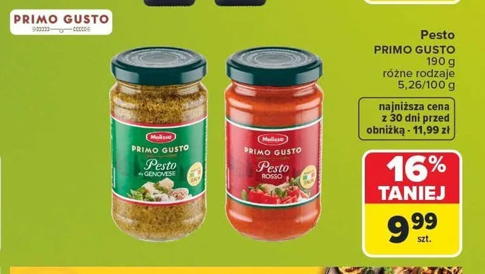 Pesto Primo Gusto Rosso promocja w Carrefour