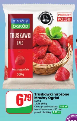 Truskawki mrożone Mroźny Ogród promocja w Dino