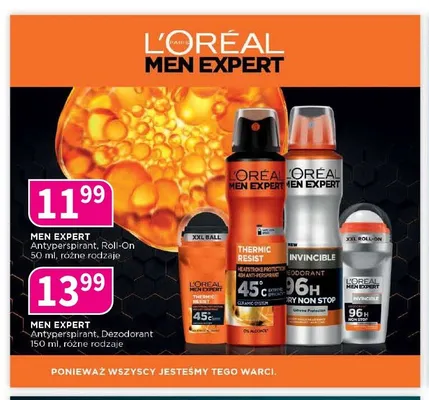Dezodorant w sprayu L'Oreal Men Expert promocja w Drogerie Polskie