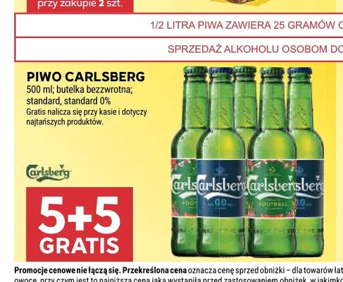 Piwo Carlsberg promocja w Stokrotka