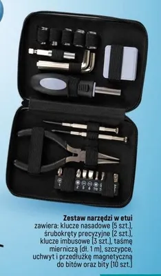 Zestaw narzędzi w etui promocja w Dealz