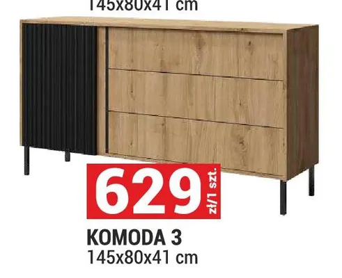 Komoda 3 Mia promocja w Merkury Market
