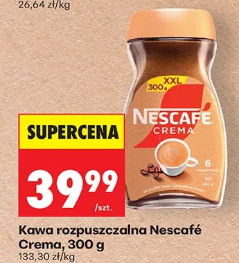 Kawa rozpuszczalna Crema promocja w Biedronka