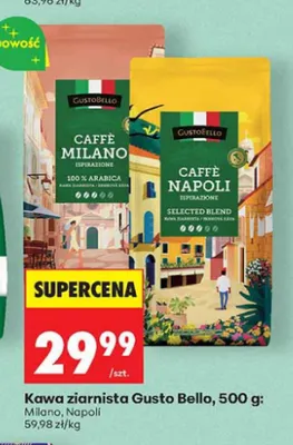 Kawa ziarnista Gusto Bello Napoli promocja w Biedronka
