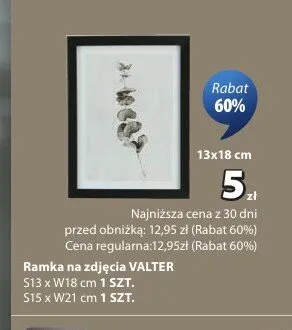 Ramka na zdjęcia Valter 13x18 cm promocja w Jysk