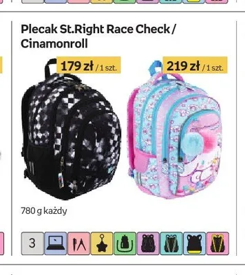 Plecak St.Right Race Check promocja w Empik