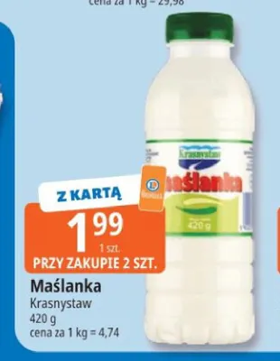 Maślanka Krasnystaw promocja w Leclerc
